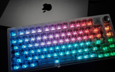 開箱｜適用於MAC的高顏值機械式鍵盤，水晶鍵帽超搶眼｜波軍 POJUN PQ01